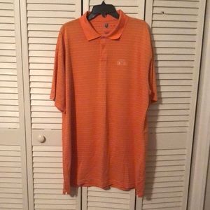 Men’s Nike Golf Orange Striped Polo